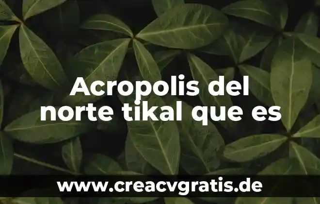Vivora que es emblema 6 Acropolis del norte tikal que es