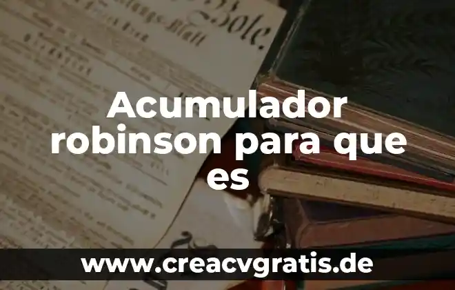 Qué es la nube y tipos de nube 7 Acumulador robinson para que es