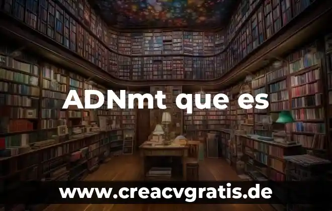 Vivora que es emblema 4 ADNmt que es