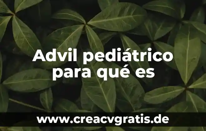 Qué es delimitación del problema en una tesis 3 Advil pediátrico para qué es