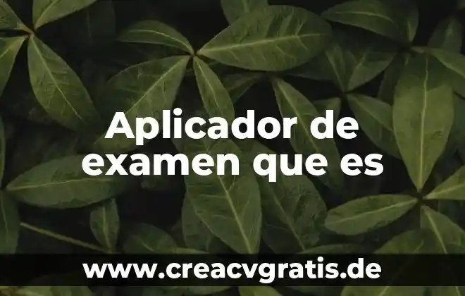Que es material flotante en agua 6 Aplicador de examen que es