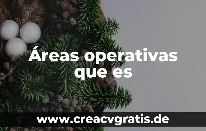 Que es una prueba de corrosion en agua 4 Áreas operativas que es