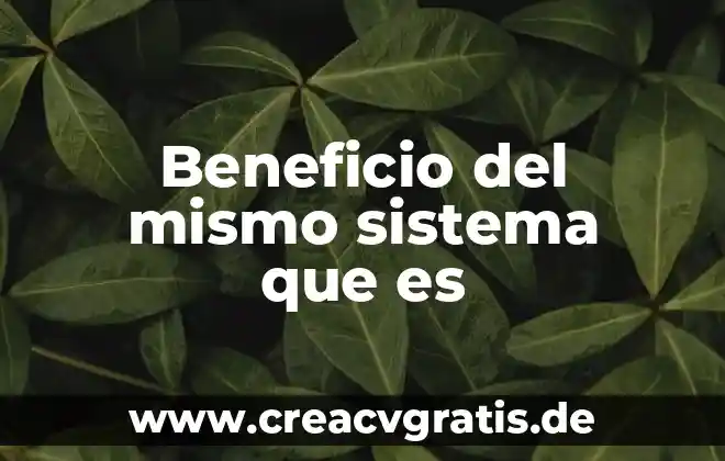 Qué es agua alcalina en qué beneficio 5 Beneficio del mismo sistema que es