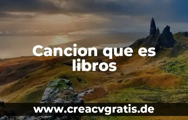 Que es musicalizar una cancion significado 3 Cancion que es libros