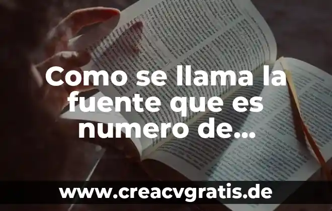 Número de casa que es 3 Como se llama la fuente que es numero de computadora