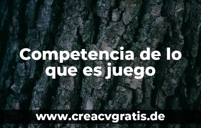 Que es un juego sandbox 3 Competencia de lo que es juego