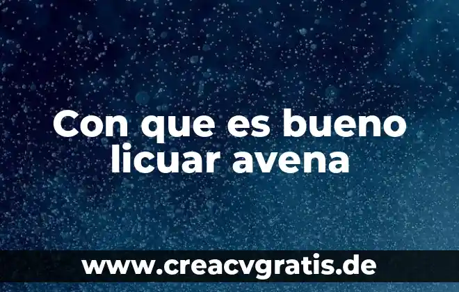 Que es bueno contra pokemon agua 5 Con que es bueno licuar avena