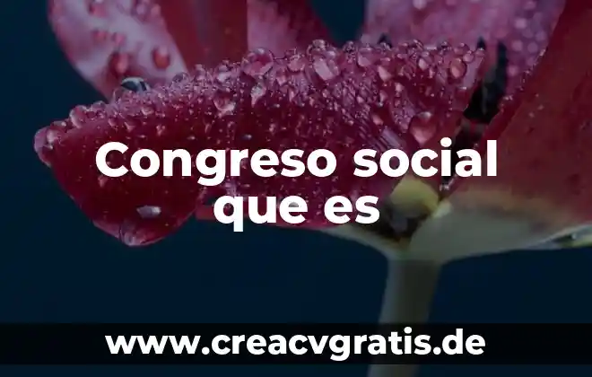 Que es un icono social 4 Congreso social que es