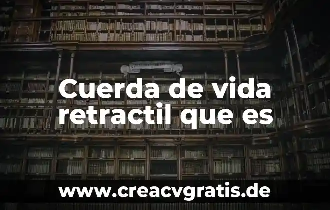 Qué es el juego de la cuerda 5 Cuerda de vida retractil que es
