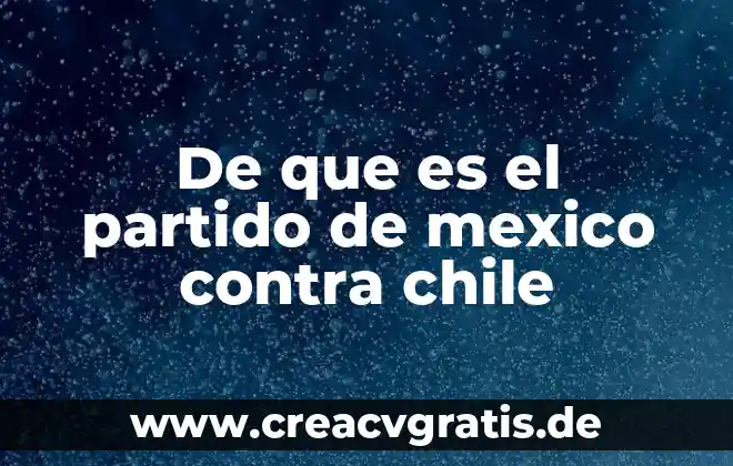Qué es un delito contra la salud definición 4 De que es el partido de mexico contra chile
