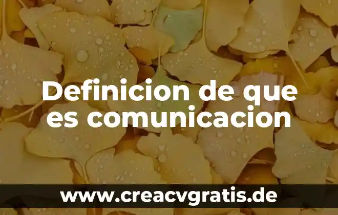 Qué es un rota chamber definición 3 Definicion de que es comunicacion