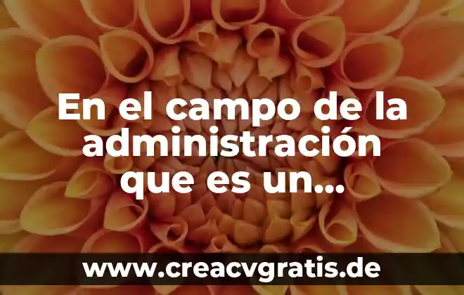 Administracion operativa que es 8 En el campo de la administración que es un corporativo