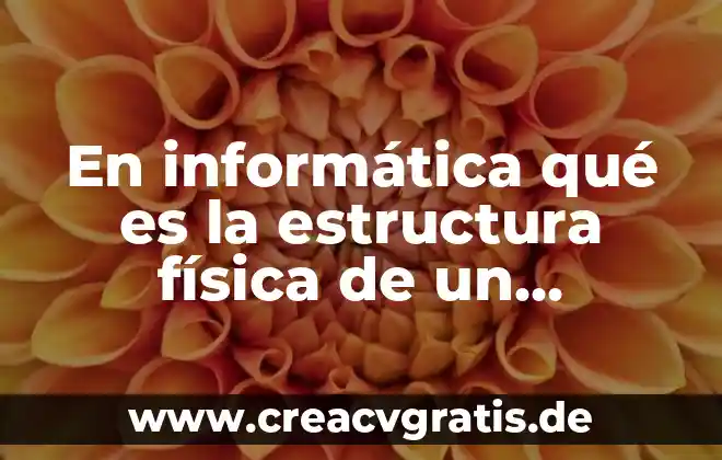 Que es la cup computador 6 En informática qué es la estructura física de un computador