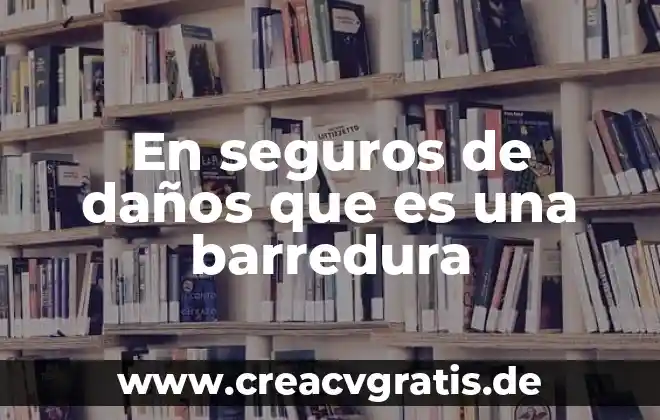 Que es primer y segundo contacto en seguros 3 En seguros de daños que es una barredura