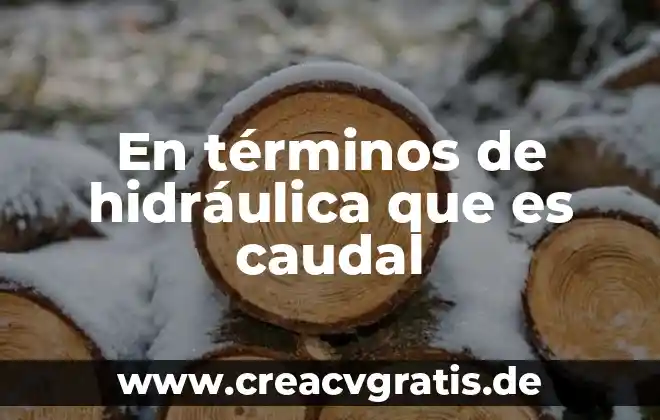 Que es un sol en terminos de sustancias dispersas 8 En términos de hidráulica que es caudal