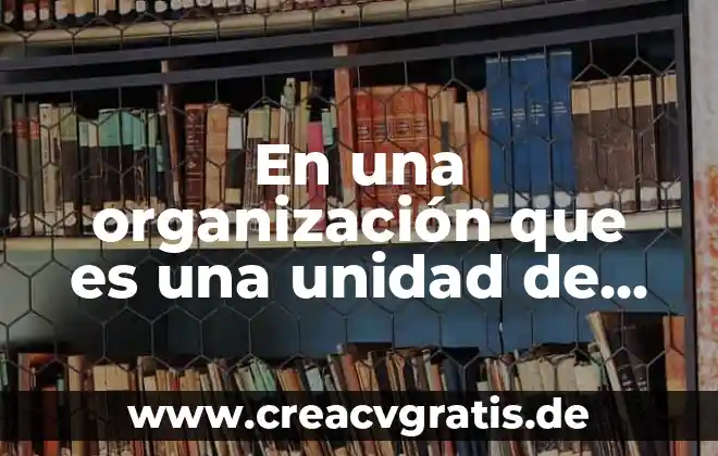 Que es la planta de conjunto arquitectura 7 En una organización que es una unidad de trabajo