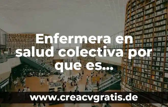 Que es la via publica y sus partes 5 Enfermera en salud colectiva por que es importantesalud publica