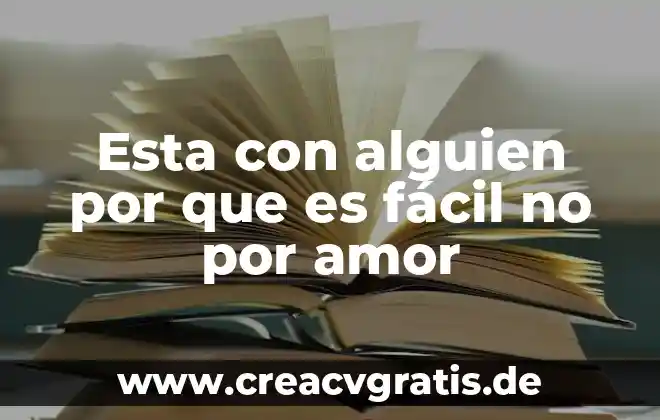 Que es si alguien te manda un coma de mensaje 3 Esta con alguien por que es fácil no por amor