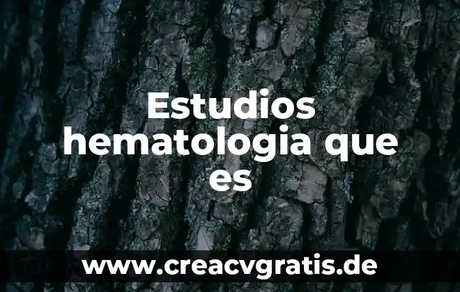 Qué es significancia estadística prueba de hipótesis 6 Estudios hematologia que es