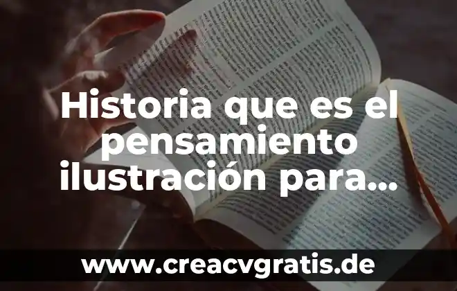 Que es el pensamiento y ejemplos desu significado 3 Historia que es el pensamiento ilustración para niños