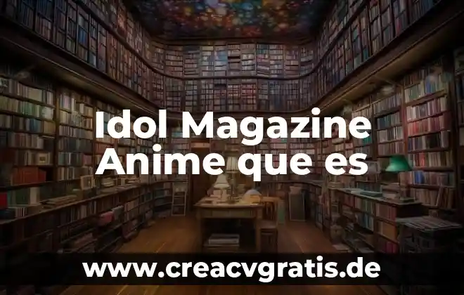 Que es la muerte opinion anime 3 Idol Magazine Anime que es