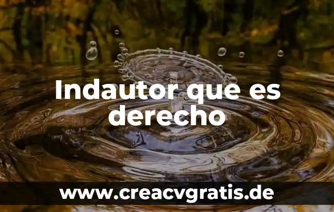 Que es genero en derecho civil 3 Indautor que es derecho