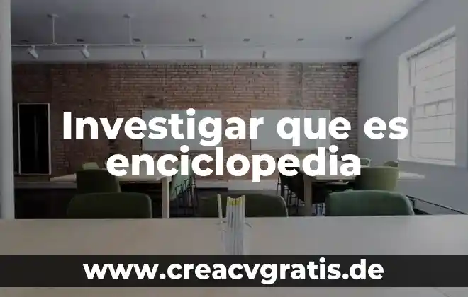 Investigar que es metáfora 3 Investigar que es enciclopedia