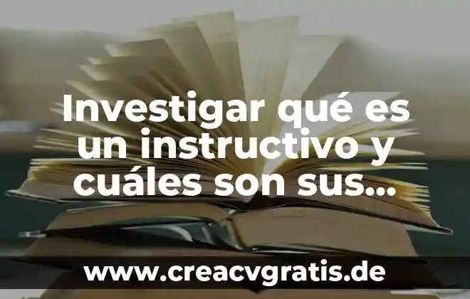 Que es el comportamiento animal y cuales son sus tipos 5 Investigar qué es un instructivo y cuáles son sus partes