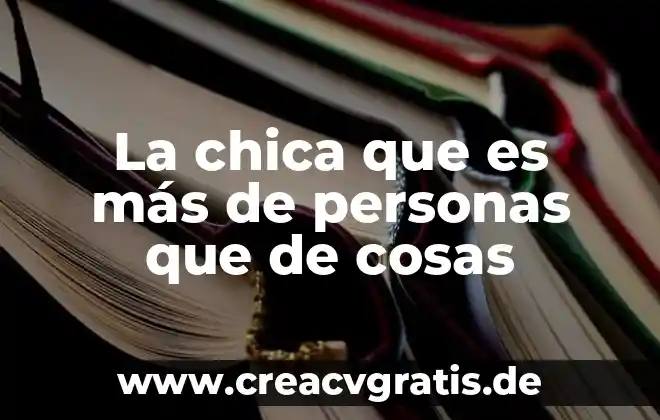 Qué es significancia estadística prueba de hipótesis 3 La chica que es más de personas que de cosas