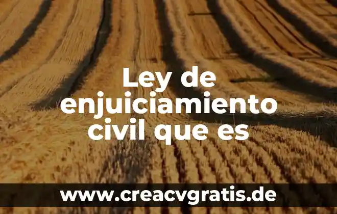 Que es un sol en finacke 5 Ley de enjuiciamiento civil que es