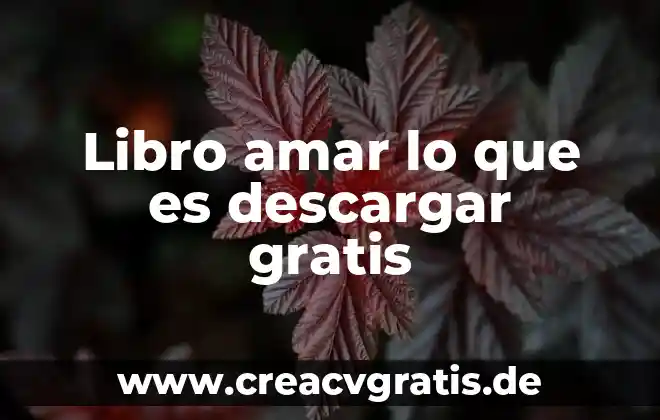 Que es preciso para ser feliz amar como jesus amo 4 Libro amar lo que es descargar gratis