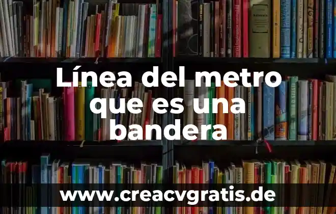 Qué es el metro y cuáles son sus medidas 4 Línea del metro que es una bandera