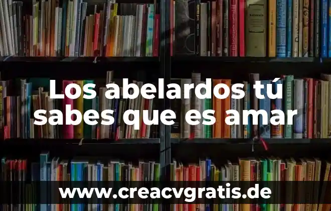 Que es preciso para ser feliz amar como jesus amo 8 Los abelardos tú sabes que es amar