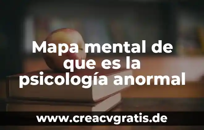 Que es municipal mapa cancun 8 Mapa mental de que es la psicología anormal