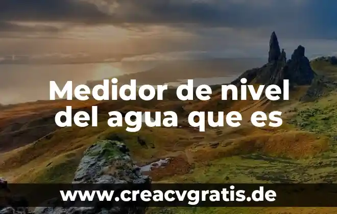 Que es un nivel automatico 4 Medidor de nivel del agua que es
