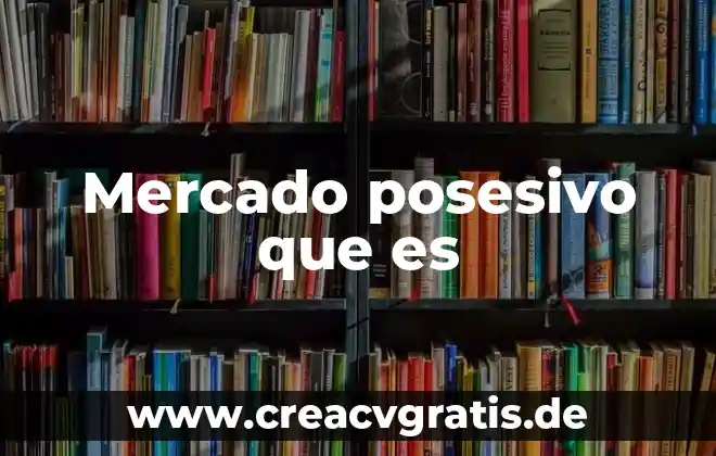 Qué es una planta rastrera 6 Mercado posesivo que es