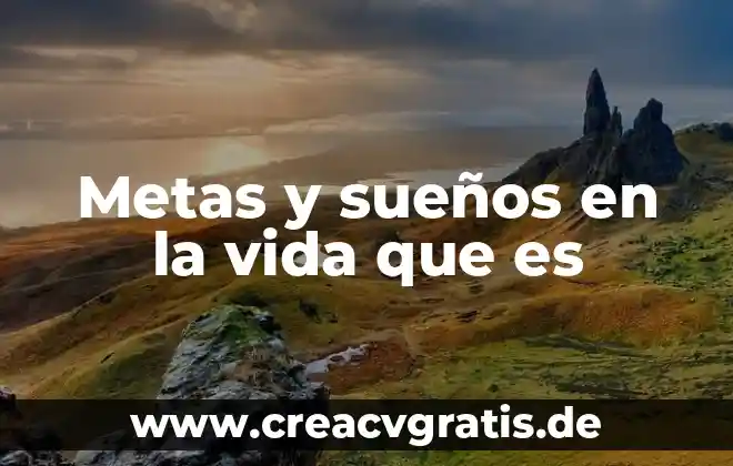 Qué es el ciclo de vida procesadas y sin procesar 5 Metas y sueños en la vida que es