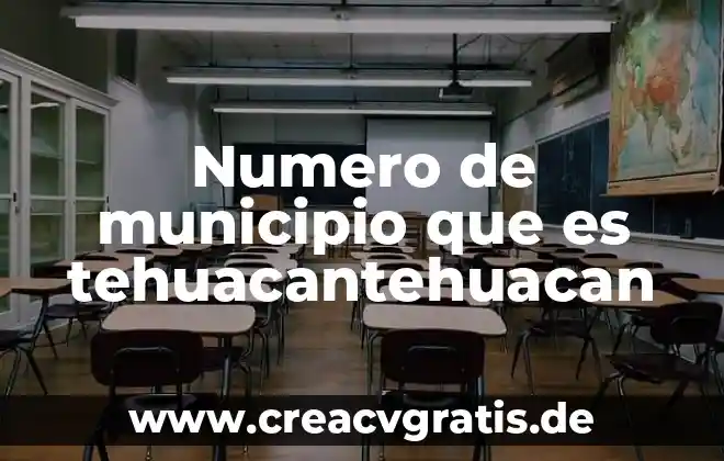 Número de casa que es 7 Numero de municipio que es tehuacantehuacan