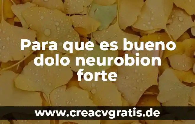 Que es bueno tomar para las ulceras 8 Para que es bueno dolo neurobion forte