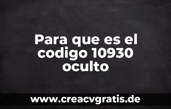 Que es una sociedad mercantil codigo de comercio 5 Para que es el codigo 10930 oculto