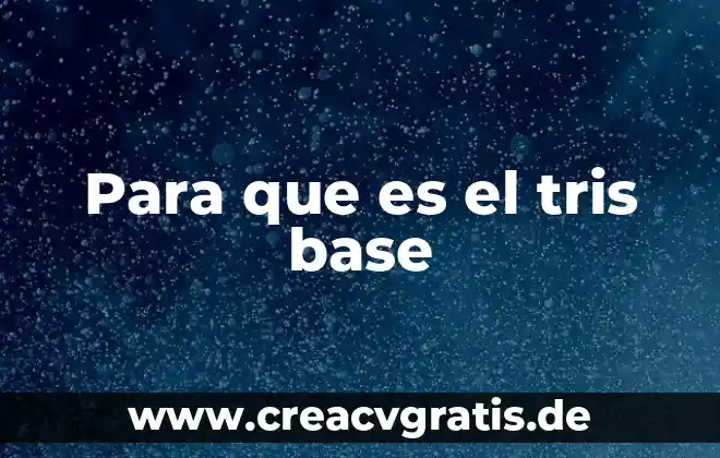 Que es color base 4 Para que es el tris base