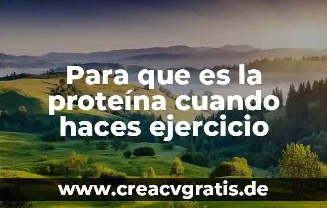 Por qué es importante para el ejercicio el tobillo 5 Para que es la proteína cuando haces ejercicio