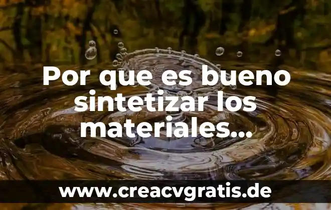 Para que es bueno el jabon de sangre de grado 4 Por que es bueno sintetizar los materiales plasticosa