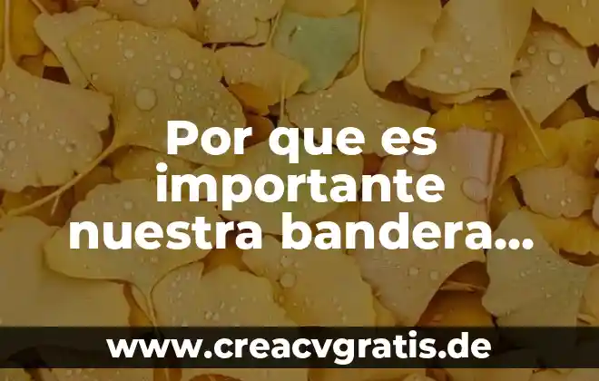 Para que es bueno saber nuestra historia 3 Por que es importante nuestra bandera mexicana