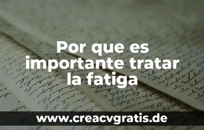Por que es importante no caer en los productos milagros 7 Por que es importante tratar la fatiga