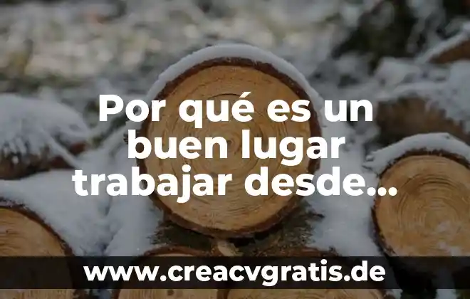 Que es trabajar de planta 7 Por qué es un buen lugar trabajar desde casa
