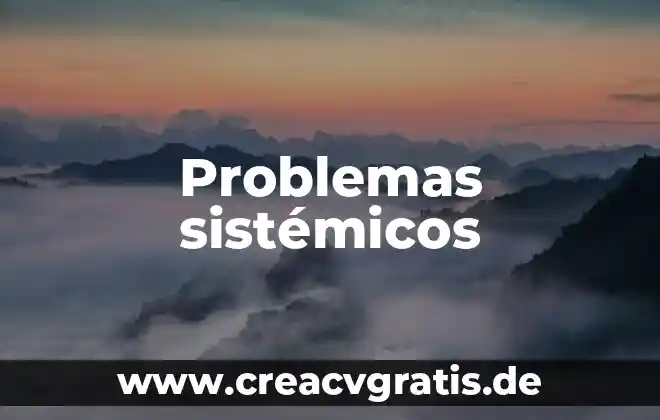 Qué es problemas de cero racionales 5 Problemas sistémicos