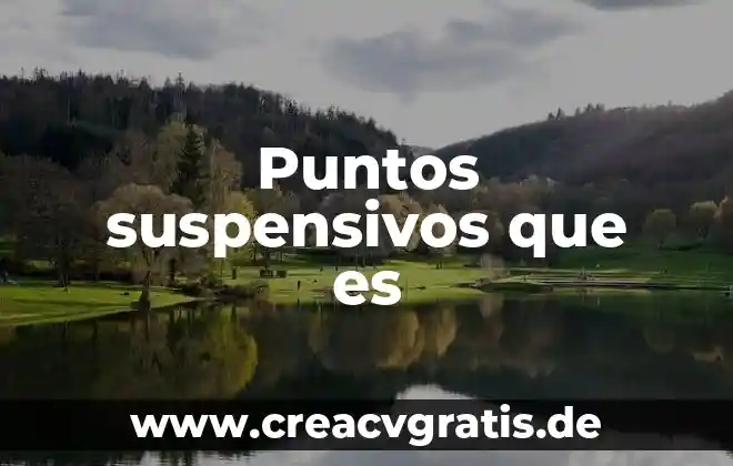 Puntos card que es 7 Puntos suspensivos que es