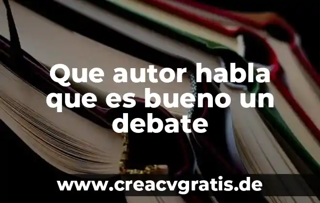 Por qué es bueno reutilizar el agua 3 Que autor habla que es bueno un debate