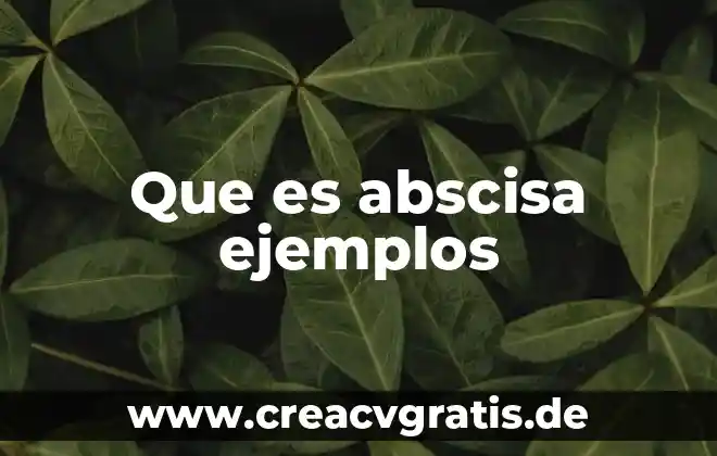 Que es signo ciencias de la salud ejemplos 7 Que es abscisa ejemplos